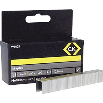 Afbeelding van C.K 496005 Nieten voor tacker Type 140 1000 stuk(s) Afm. (l x b) 14 mm 10.5