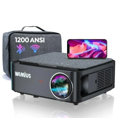 Afbeelding van WiMiUS Beamer 7500 L Full HD 1080P WiFi Bluetooth 4K Home Cinema voor 300 inch scherm (7,6 m), compatibel met Fire Stick, laptop, iOS/Android smartphone, PS5