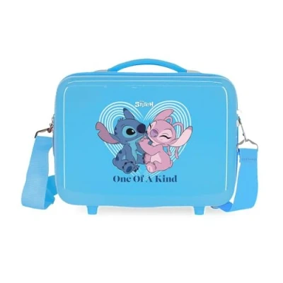 Afbeelding van Disney Best of Stitch Toilettassen voor kinderen, verschillende maten, paars, Blauw, roze, ABS, Nececer aanpasbaar