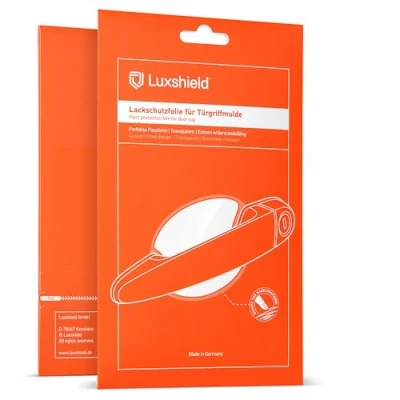 Afbeelding van Luxshield Beschermfolie voor autodeurgreep Toyota Yaris 4 (IV) XP21 I 2020 2024, krasbestendig, lakbescherming, transparant, glanzend, zelfklevend