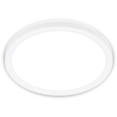 Afbeelding van Tava plafondlamp, wit, Ø 24 cm, kunststof