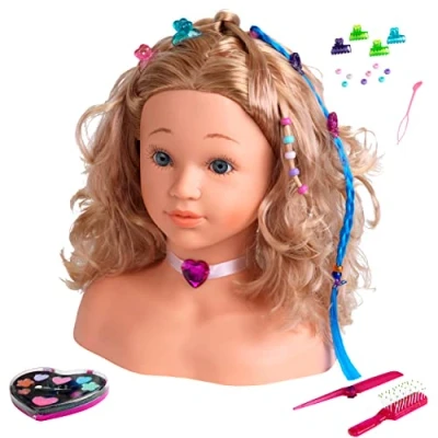 Image de Tête à coiffer maquiller Princess Coralie 33 cm