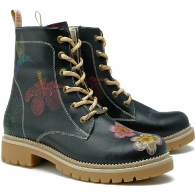 Afbeelding van GOBY Flowers Boots Sneakers Laarzen Hoge kwaliteit Handmade Maat 38