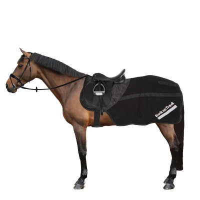 Afbeelding van Back on Track Uitrijdeken Supreme Zwart 155/206cm