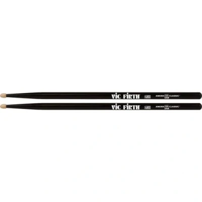 Image de vic firth Baguettes american classic hickory 5a noire