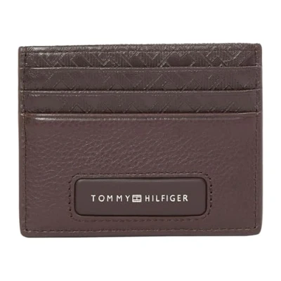 Afbeelding van Tommy Hilfiger Monogram Holder Portemonnee, Heren, Maat: One Size, Brown