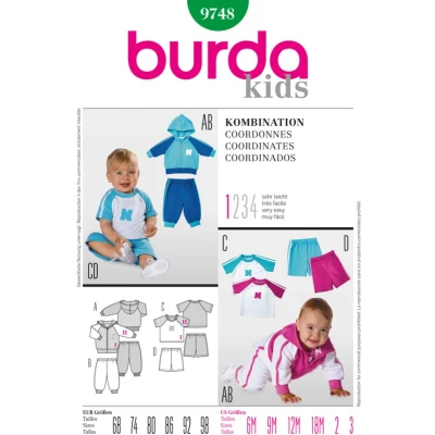 Afbeelding van Burda Naaipatroon 9748 Combinatie: vest, shirt en broek
