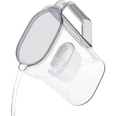 Afbeelding van Wessper Filterkaraf 2,7 liter voor koelkastdeur, waterkan met actieve koolfilter, compatibel Brita Maxtra filterpatroon, zwart