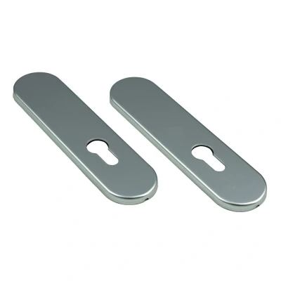 Afbeelding van Ami Kortschild ovaal 177x44x6,5mm PC 55 zonder krukgat aluminium F 1