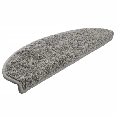 Image de vidaXL Tapis d&#039;escalier 15 pcs 65x21x4 cm Gris134575