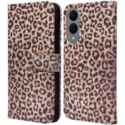 Afbeelding van imoshion Design Bookcase voor de Samsung Galaxy S25 Edge Leopard Mood