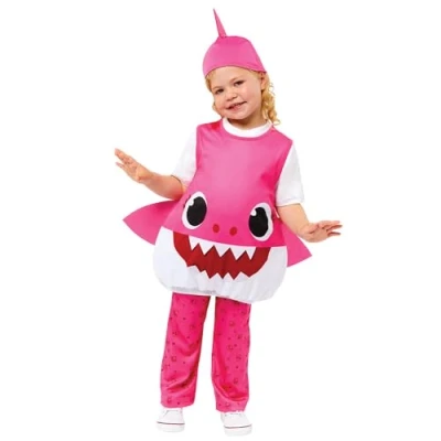 Afbeelding van Amscan Kinderkostuum Mummy Shark, haai, babyhaai, carnaval, themafeest