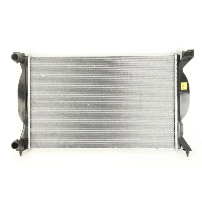 Afbeelding van NRF EASY FIT 50539 Radiateur Aluminium 631 408 26 Met afdichtring Koelribben gesoldeerd AUDI: A4 B7 Avant, B6 A6 C5 Saloon