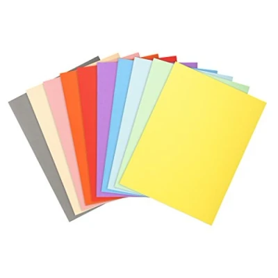Image de Exacompta Réf. 420200E Paquet de 50 chemises semi rigides Forever® 170 g/m2 100% recyclées et certifiées Ange Bleu dimensions 24 x 32 cm pour format A4 10 couleurs assorties