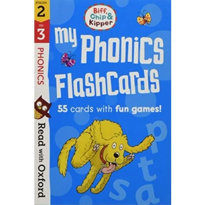 Afbeelding van Read with Oxford: Stages 2 3: Biff, Chip and Kipper: My Phonics Flashcards