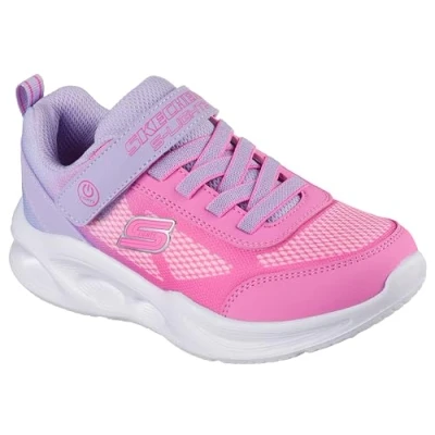 Afbeelding van Skechers Fille Sola Glow Ombre Deluxe Basket, Turquoise Lavande, 20.5 cm
