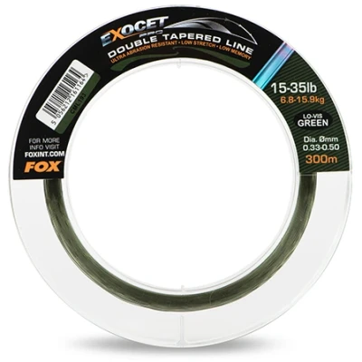 Afbeelding van Fox Exocet Pro Double Tapered Line Lo Vis Green (300m) Maat : 0.30 0.50mm