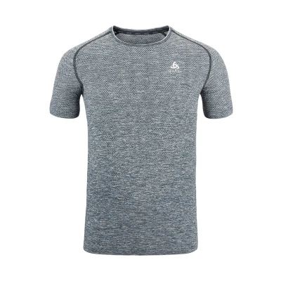 Afbeelding van ODLO Sport Tshirt, Heren, Maat: 46/48, Grey melange