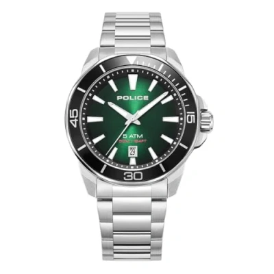 Afbeelding van Police Thornton Horloge, Heren, Maat: One Size, Grün
