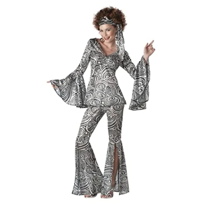 Afbeelding van Luxe disco kostuum voor dames Verkleedkleding Small