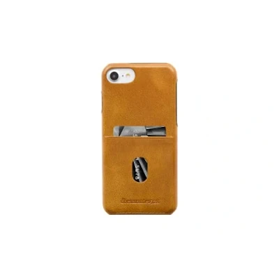 Image de dbramante1928 Tune cc Coque de protection pour téléphone portable cuir pleine fleur brun clair Apple iPhone 8