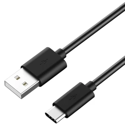Afbeelding van PremiumCord 3 m USB C naar 2.0 aansluitkabel, snelladen tot A, laadkabel en datakabel, 3.1 type male kleur zwart, lengte