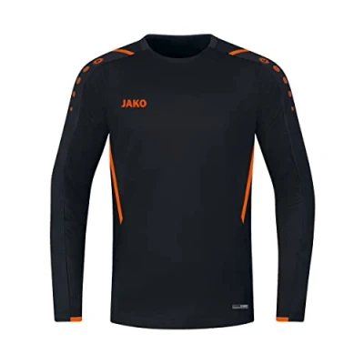 Afbeelding van JAKO Sweater Challenge Zwart/fluo oranje