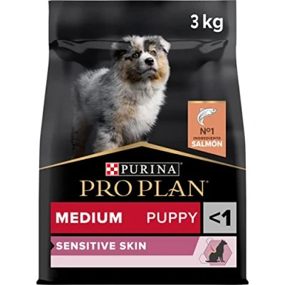 Afbeelding van 4x Pro Plan Puppy Medium Sensitive Skin Zalm 3 kg
