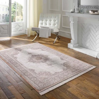 Afbeelding van Vloerkleed Klassiek Regal Lucian Grijs/terra 67x210 Cm