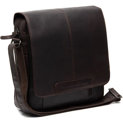 Afbeelding van The Chesterfield Brand Leren Schoudertas Bruin Raphael