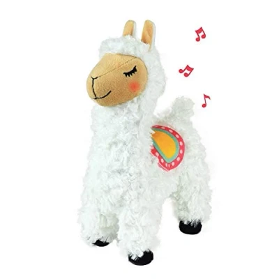 Afbeelding van Jemini Muzikale Knuffel Lola Lama Junior 24 Cm Wit