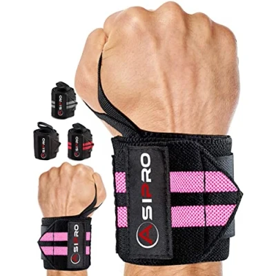 Afbeelding van ASIPRO Polsbeschermer voor krachttraining, 2 stuks, polsbescherming, perfecte ondersteuning, vrouwen en mannen, polsband, polswraps