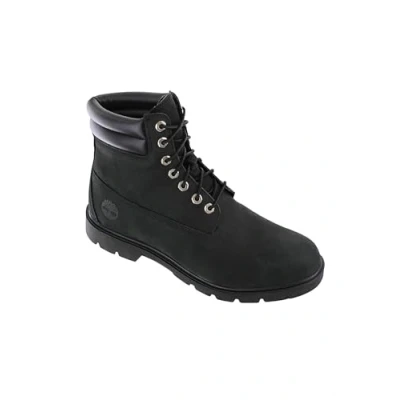 Afbeelding van TIMBERLAND 6 Inch Basic Boot Heren Laarzen Boots Leer Zwart TB1A27X6 015 Maat EU 44.5 US 10.5