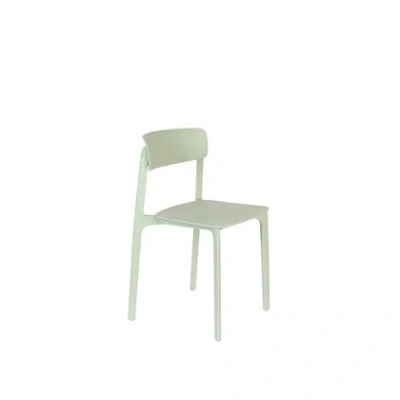 Afbeelding van Feliz Lifestyle Clive Eetkamerstoelen/ Tuinstoelen Lichtgroen Set van 4