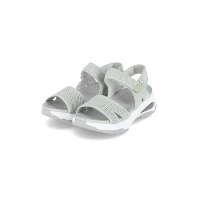 Afbeelding van Rieker Outdoorsandalen, Dames, Maat: 38, Grün Textiel