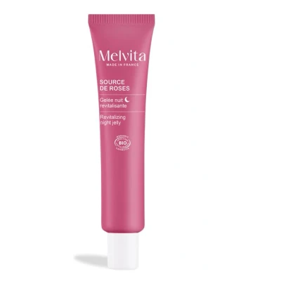 Afbeelding van Melvita Source De Roses Revitaliserende Nachtei Gel 40ml
