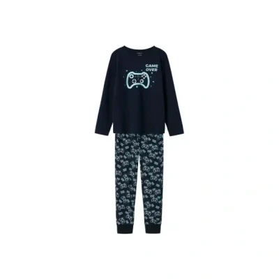Afbeelding van Name it Nkmnightset sapphire GAME Pyjama voor kinderen, Maat: 158/164, Dark