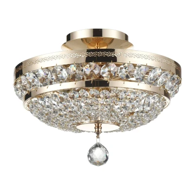 Afbeelding van Maytoni Ottilia plafondlamp, kristallen, Ø 32 cm