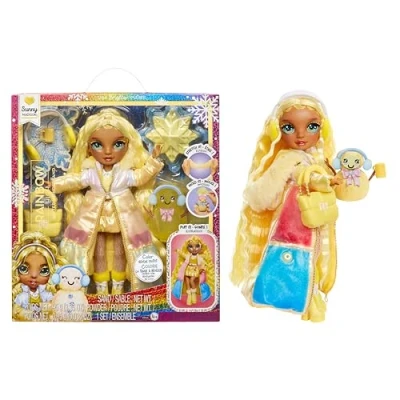 Image de Poupée Rainbow High Winter Wonderland Jaune