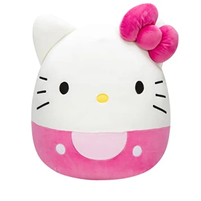 Image de Peluche Squishmallows Hello Kitty 30 cm Rose