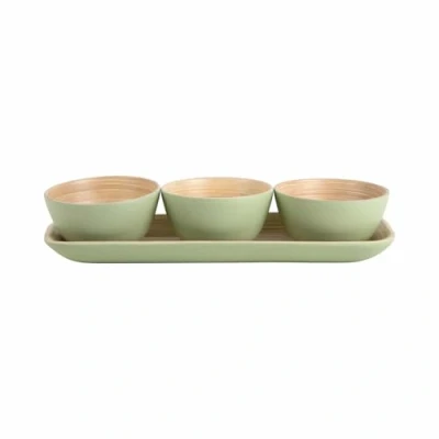 Afbeelding van Present Time Schaal Puro Groen 36x12x6cm Scandinavisch Sinterklaas cadeau cadeautjes vrouw man voor haar hem Sint Kado