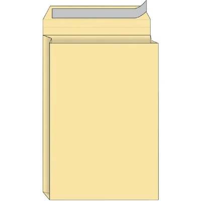 Afbeelding van Envelop Quantore monsterzak 230x350x38mm zelfkl creme 125st