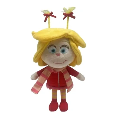 Afbeelding van SENTOYA Grinch pluche dier kerst hond speelgoed cadeau voor kinderen meisjes jongens (meisjes)
