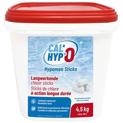 Afbeelding van Chloortabletten Hypomen Traag oplosbaar (300 gram, 15 stuks)