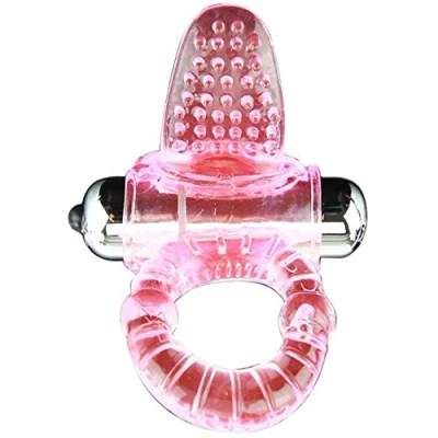 Afbeelding van Baile Vibrerende Cockring Krachtige Bullit Vibrator met 10 trilfuncties Roze Diameter 46mm