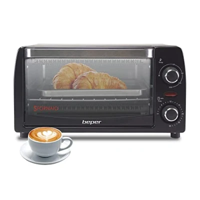 Afbeelding van Beper 90.882 Elektrische Oven Zwart (energieklasse B) 12 liter