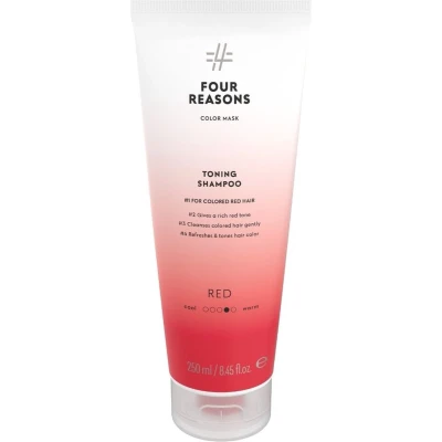 Afbeelding van Four Reasons Color Mask Toning Red Shampoo 250ml Voor Gekleurd Haar Vegan