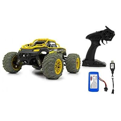 Afbeelding van Jamara Auto Rc Extron Junior 2,4 Ghz 1:14 Grijs/geel