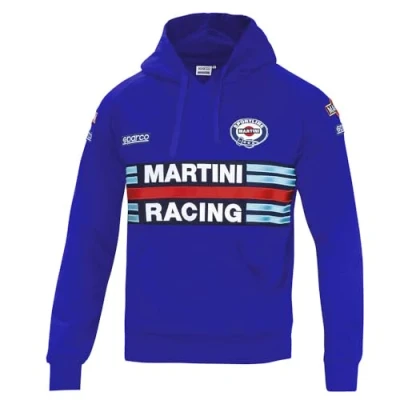 Afbeelding van Sparco Martini Racing Hoodie XL Lichtblauw