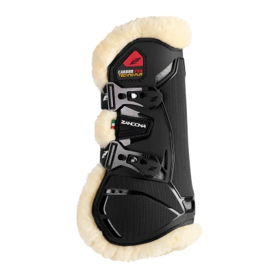 Image de Zandona Protèges Tendons Carbon Pro Techno Fur Noir L